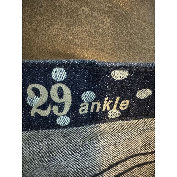 J. Crew Womens Toothpick Dot Jeans Size 29 Ankle - Picture 4 of 5